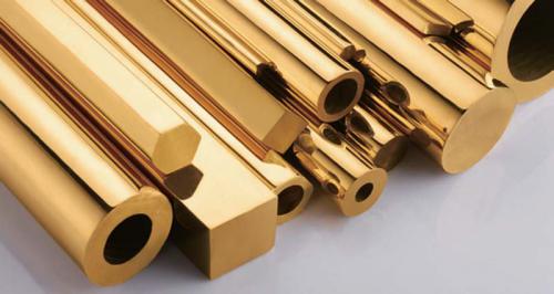 Casting and polishing brass alloys bars